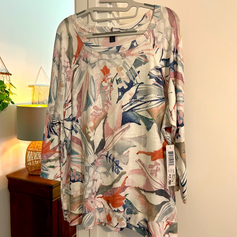 Tribal 3/4 Sleeve Top